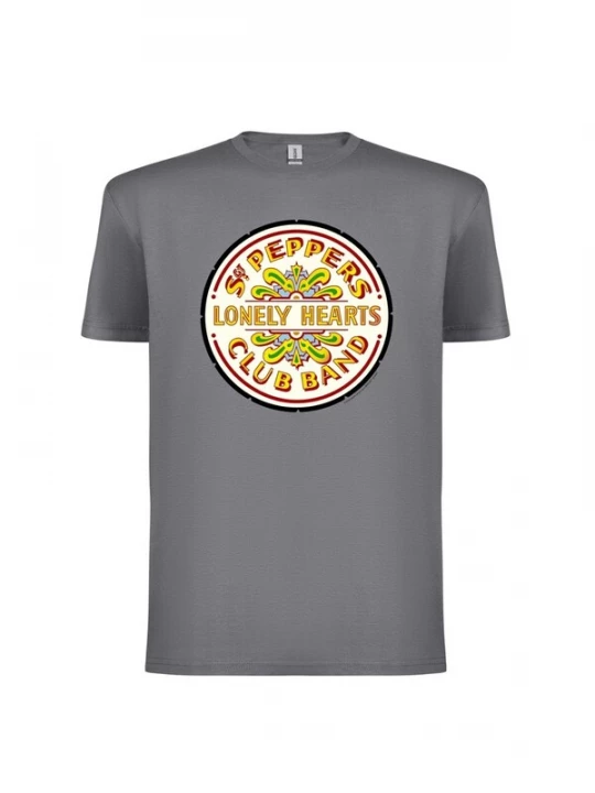 Foto van product The Beatles Shirt 'Beatles- lonely Hearts Club T-Shirt' grijs