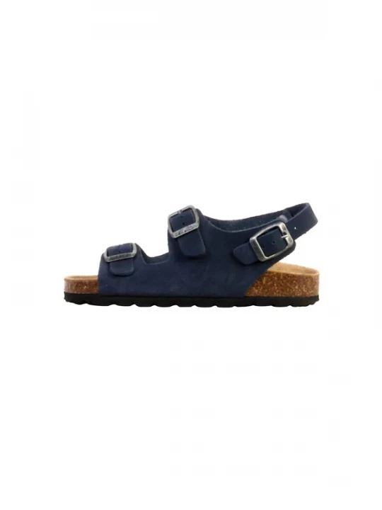 Foto van product The Divine Factory Huisschoenen 'Kinder-Lederpantolette Noga Mistraly BS Edge' blauw
