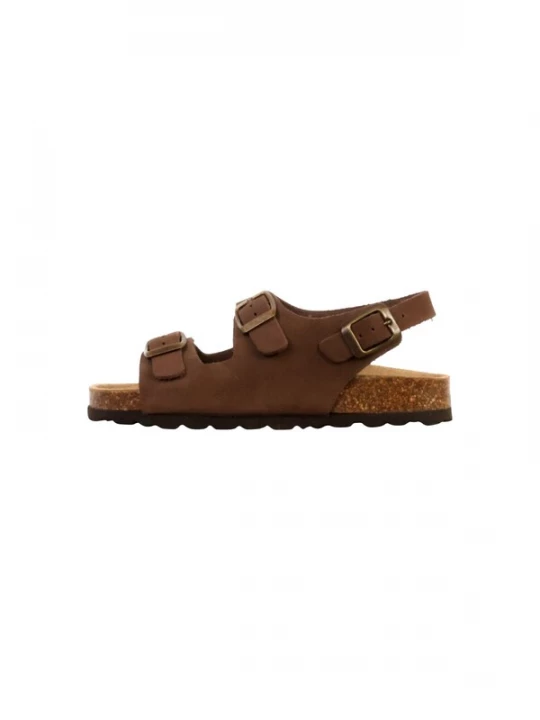 Foto van product The Divine Factory Huisschoenen 'Kinder-Lederpantolette Noga Mistraly BS Edge' bruin