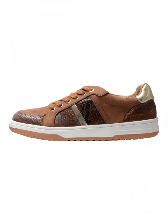 Foto van product The Divine Factory Sportieve veterschoen bruin