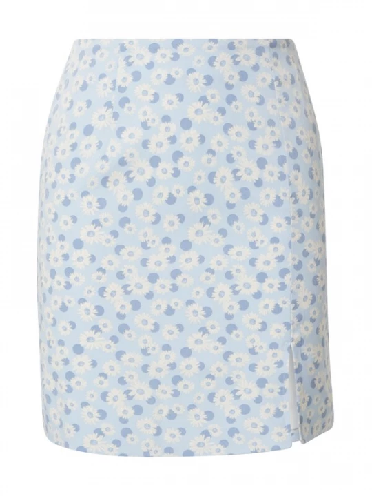 Foto van product The Frolic Rok smoky blue / lichtblauw / wit