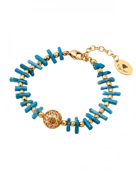 Foto van product THE GEM STORIES JEWELRY Armband 'Branch Coral' blauw