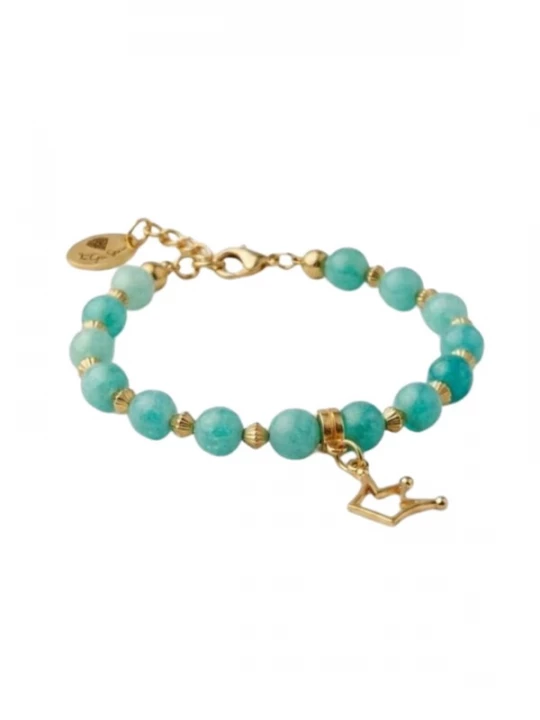 Foto van product THE GEM STORIES JEWELRY Armband 'Crown' groen