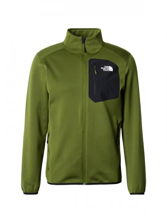 Foto van product THE NORTH FACE Funktionele fleece-jas 'CREST' groen / zwart / wit