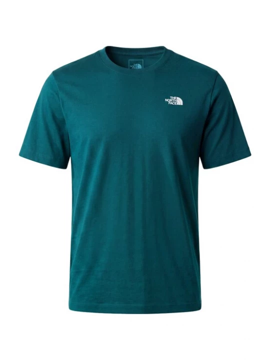 Foto van product THE NORTH FACE Shirt 'EVOLUTION SIMPLE DOME' petrol / wit
