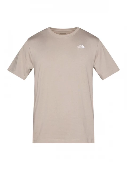 Foto van product THE NORTH FACE Shirt 'Evolution Simple Dome' stone grey / wit