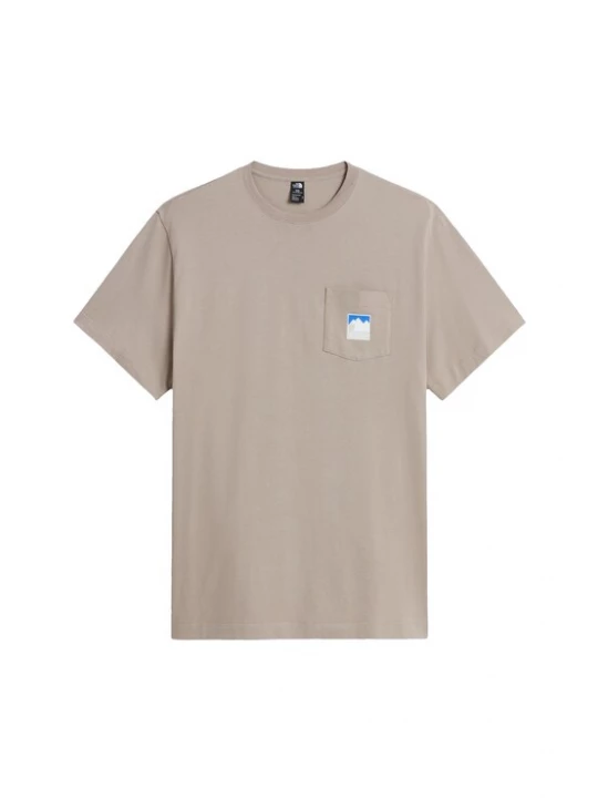 Foto van product THE NORTH FACE Shirt 'MOUNTAIN' stone grey