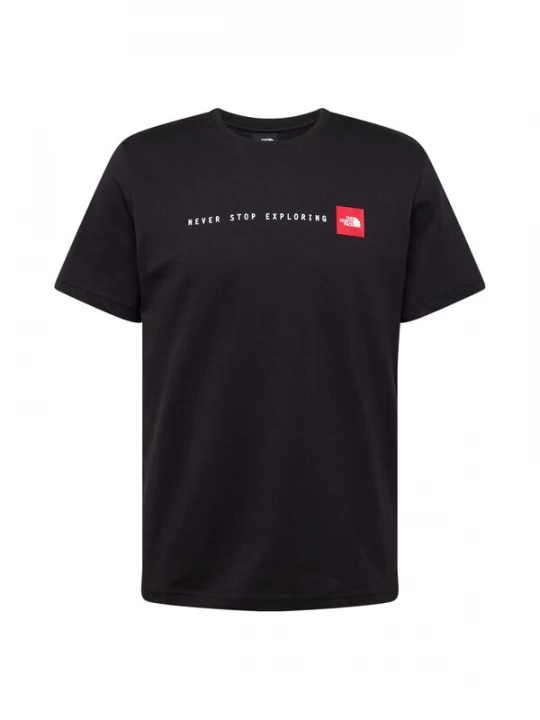 Foto van product THE NORTH FACE Shirt 'Never Stop Exploring' rood / zwart / wit