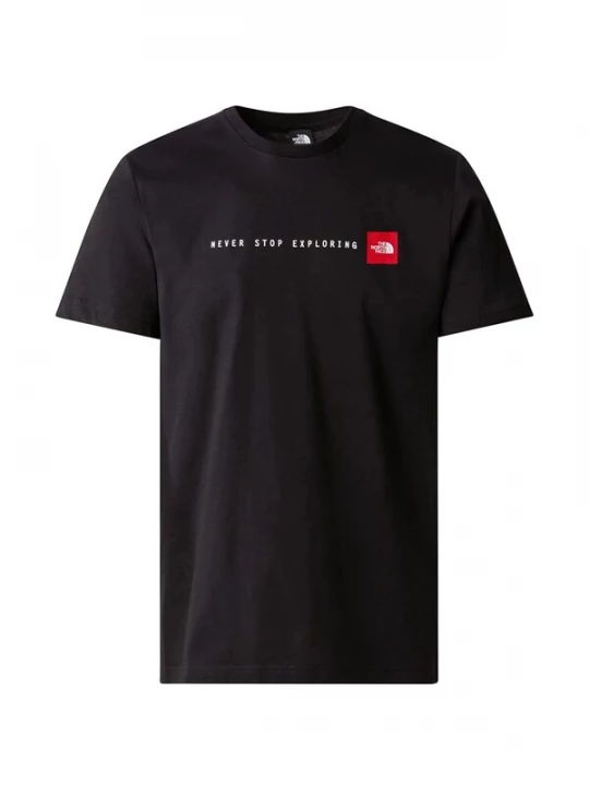 Foto van product THE NORTH FACE Shirt 'Never Stop Exploring Tee' zwart