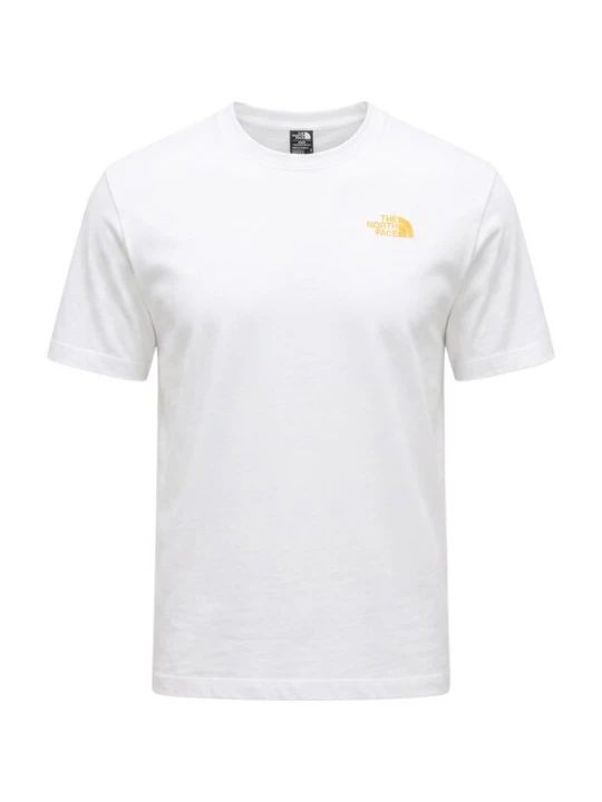Foto van product THE NORTH FACE Shirt 'PITCH A TENT' geel / kiwi / wit