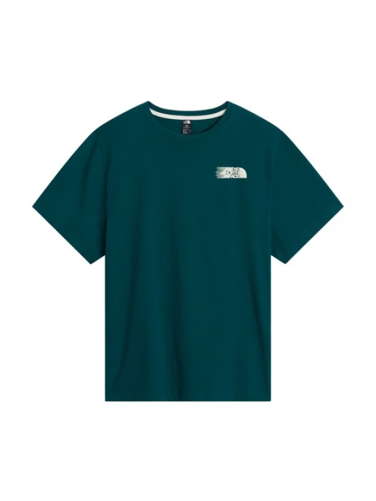 Foto van product THE NORTH FACE Shirt 'Retro Trail' cyaan blauw / spar / braam / wit