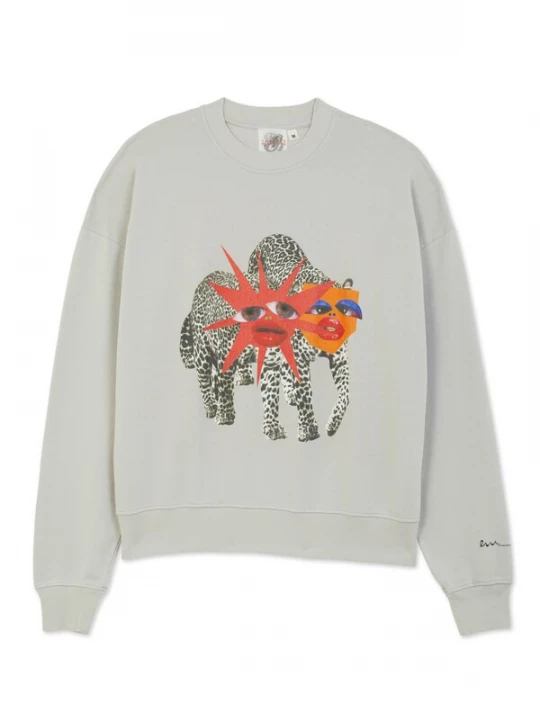 Foto van product The Rad Black Kids Sweatshirt lichtgrijs