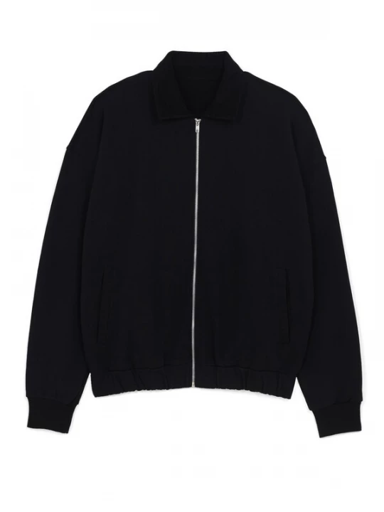 Foto van product The Rad Black Kids Sweatvest 'Ostrich Jacket (Special Projects)' zwart