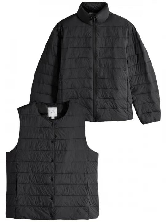 Foto van product The Set Bodywarmer zwart