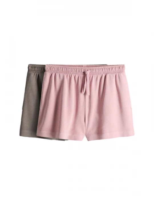 Foto van product The Set Broek donkerbruin / rosa