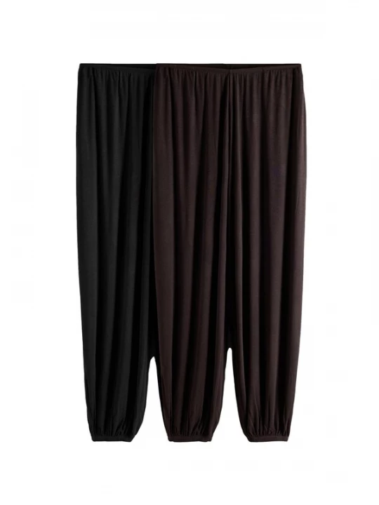 Foto van product The Set Broek donkerbruin / zwart
