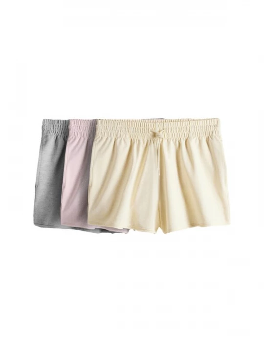 Foto van product The Set Broek lichtgeel / grijs / pastelroze