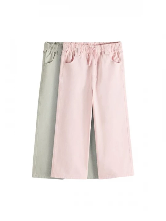 Foto van product The Set Jeans lichtgroen / rosa