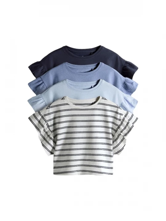 Foto van product The Set Shirt blauw / marine / lichtblauw / wit