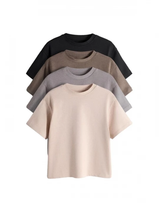 Foto van product The Set Shirt chocoladebruin / cappuccino / grijs / zwart