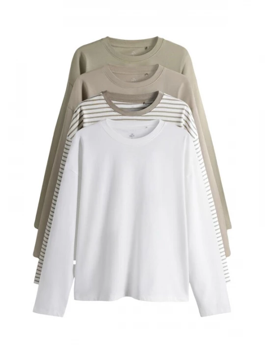 Foto van product The Set Shirt crème / brokaat / kaki
