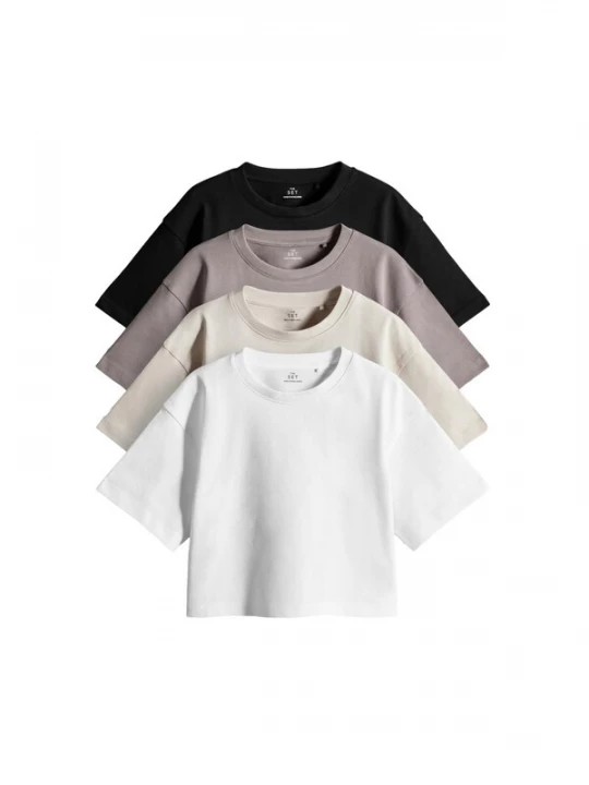 Foto van product The Set Shirt ecru / donkerbeige / zwart / wit