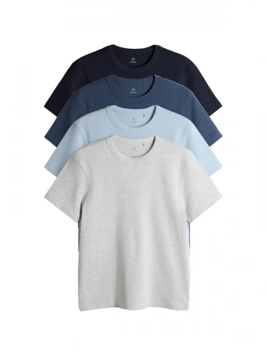 Foto van product The Set Shirt marine / lichtblauw / donkerblauw / lichtgrijs