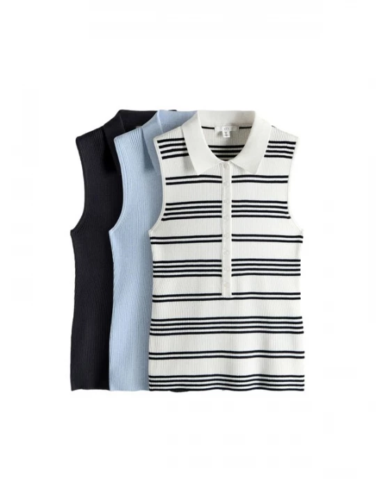 Foto van product The Set Shirt navy / duifblauw / wit