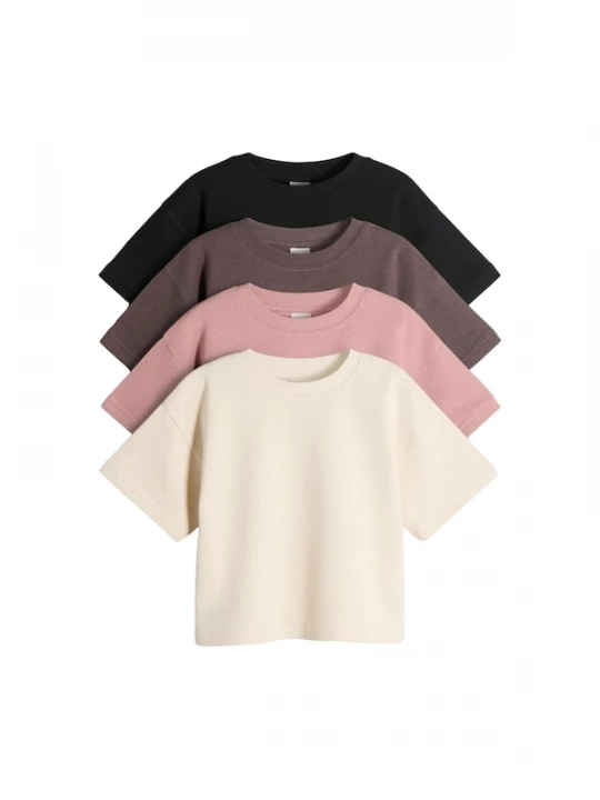 Foto van product The Set Shirt sand / bruin / rosa / zwart