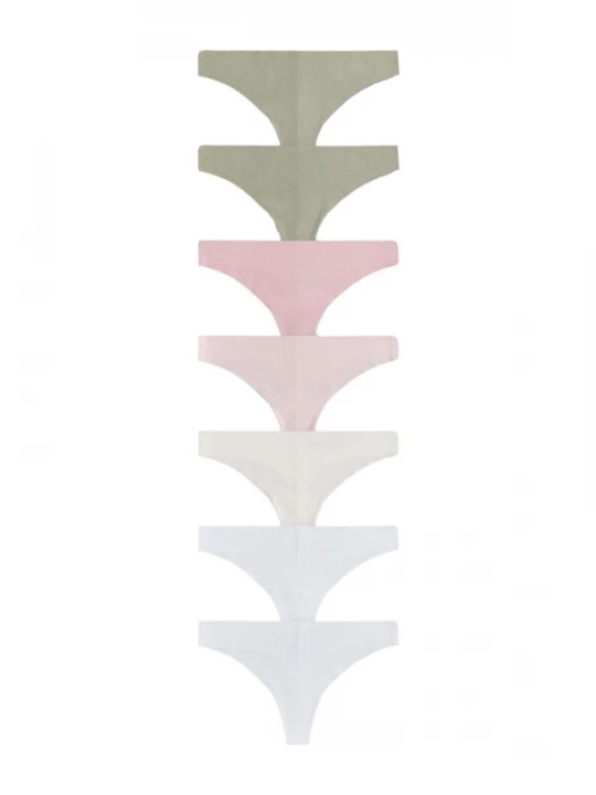 Foto van product The Set String olijfgroen / rosa / poederroze / wit