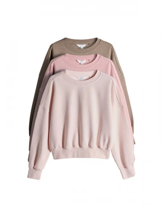 Foto van product The Set Sweatshirt brokaat / rosé / oudroze