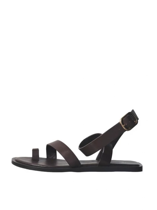 Foto van product The Set Teenslipper chocoladebruin