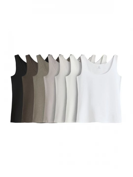Foto van product The Set Top crème / ecru / lichtbeige / donkerbeige / chocoladebruin / zwart / wit