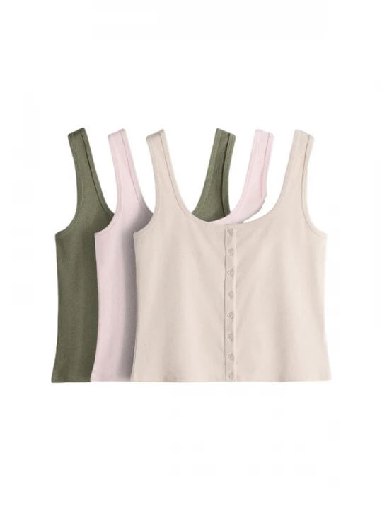 Foto van product The Set Top crème / rosé / wit
