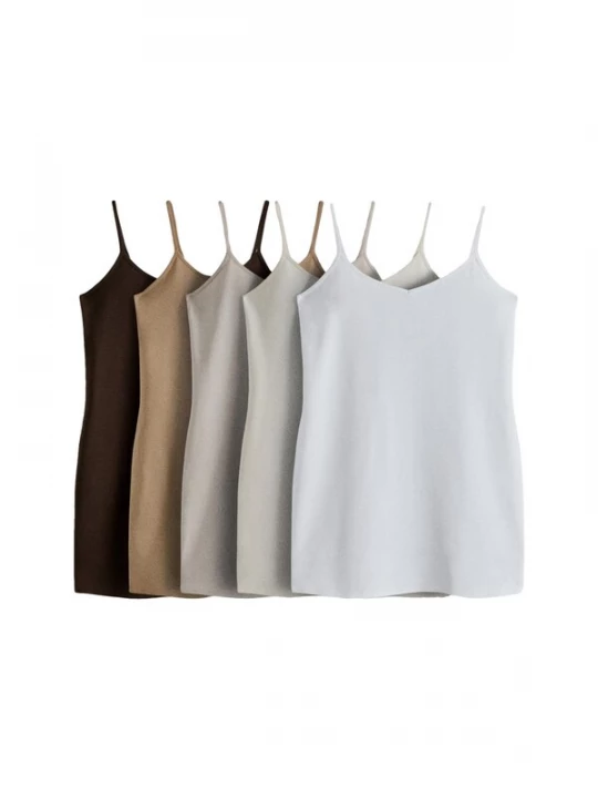 Foto van product The Set Top crème / taupe / mokka / donkerbruin / wit