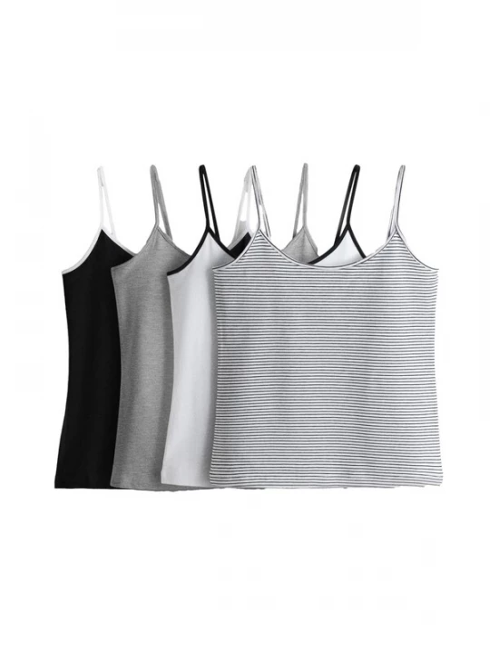 Foto van product The Set Top grijs gemêleerd / zwart / wit