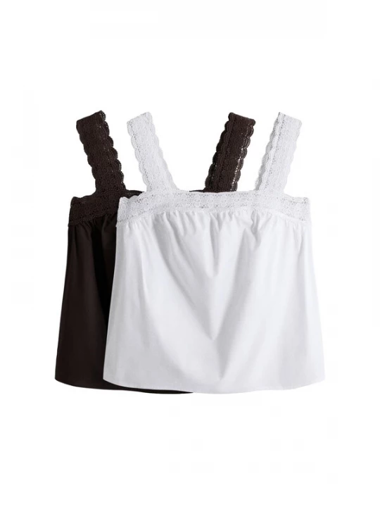 Foto van product The Set Top zwart / wit
