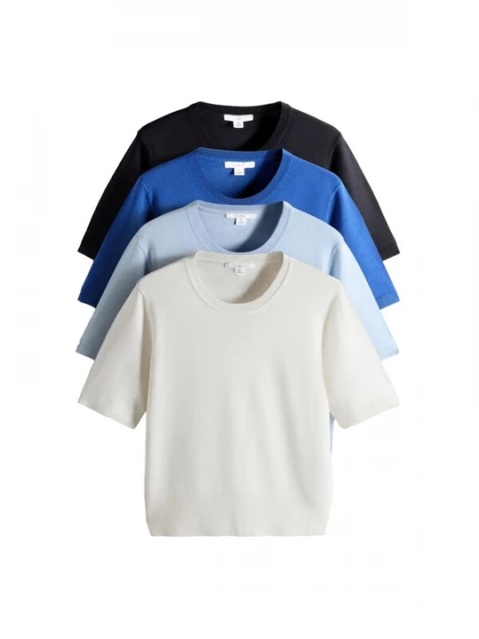 Foto van product The Set Trui blauw / lichtblauw / zwart / wolwit