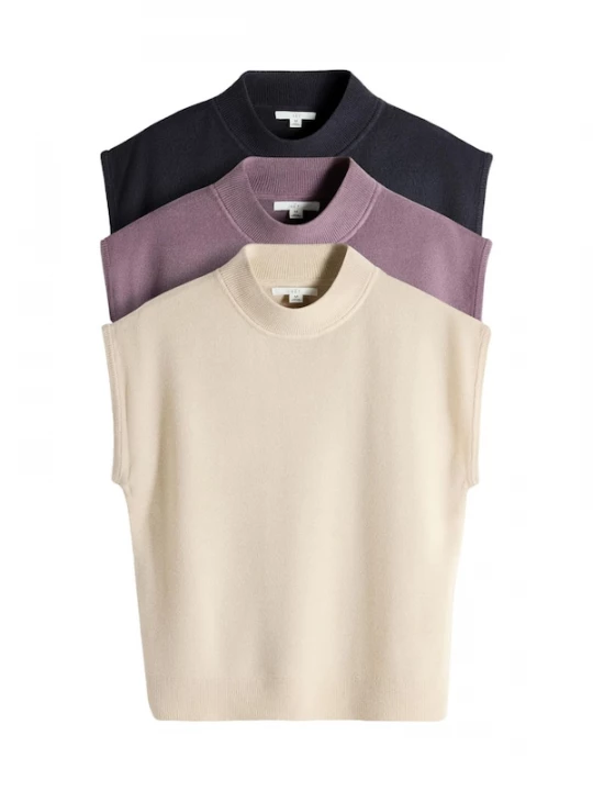 Foto van product The Set Trui crème / mauve / zwart