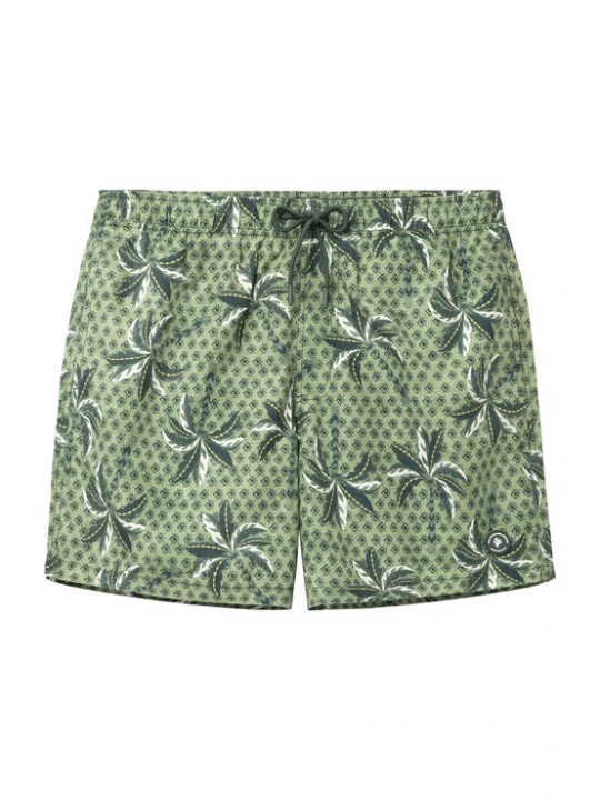 Foto van product The Sunshine Brand Zwemshorts 'Mac Laguna Palm' smaragd / grasgroen