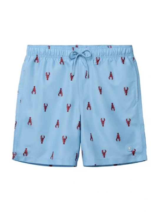 Foto van product The Sunshine Brand Zwemshorts 'Mike' blauw / rood