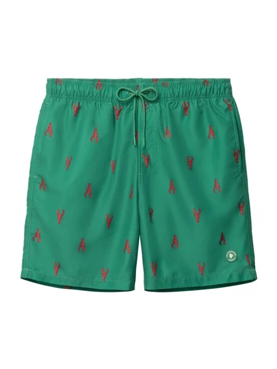 Foto van product The Sunshine Brand Zwemshorts 'Mike' groen / rood