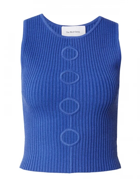 Foto van product The Wolf Gang Gebreide top 'Lia' royal blue / koningsblauw
