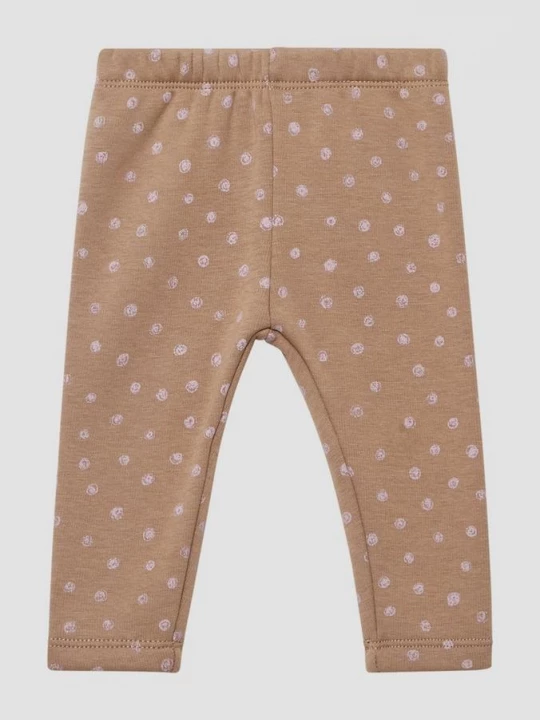 Foto van product Thermische fleece legging met all-over print s.Oliver bruin