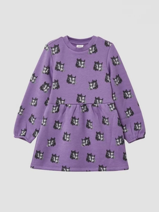 Foto van product Thermische fleecejurk met all-over print s.Oliver