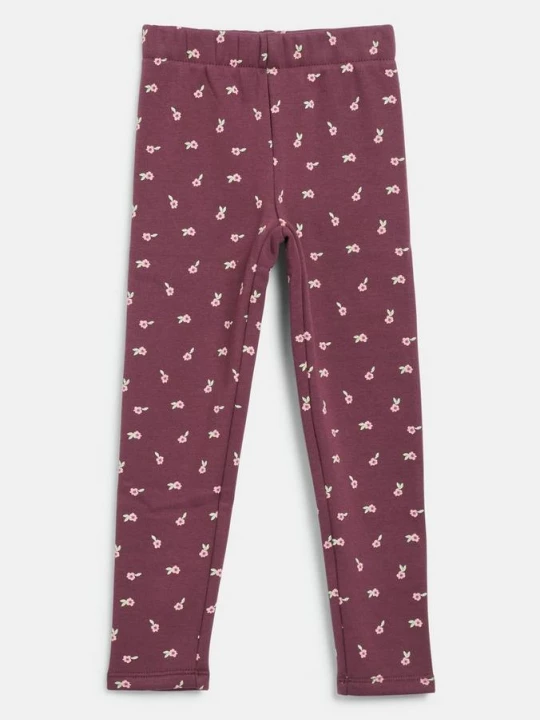 Foto van product Thermofleece-legging met bloemenpatroon s.Oliver rood