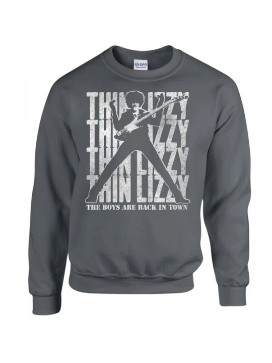 Foto van product Thin Lizzy Sweatshirt 'Thin Lizzy Boys Are Back in Town Sweatshirt' grijs
