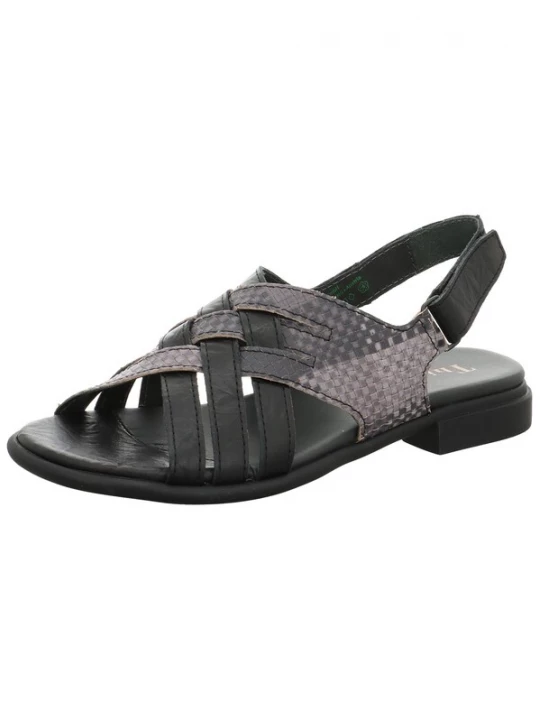 Foto van product THINK! Sandalen met riem grijs / donkergrijs / zwart