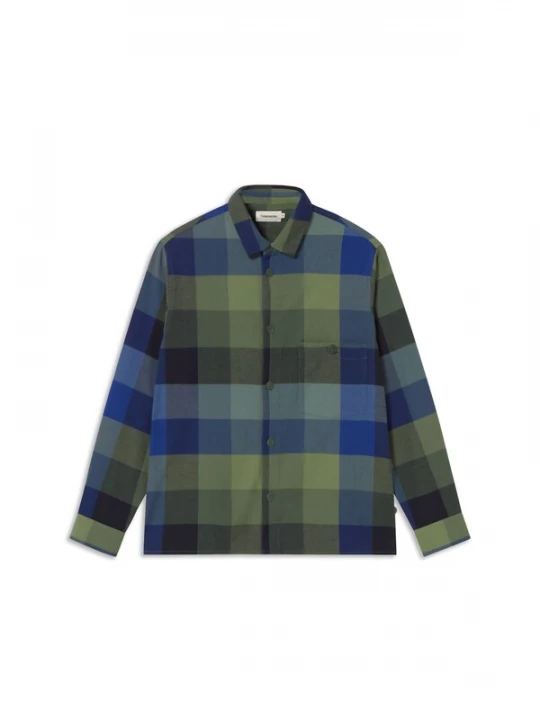 Foto van product Thinking MU Overhemd 'Theo' blauw / groen