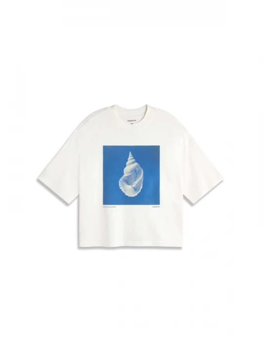 Foto van product Thinking MU Shirt 'Lena' blauw / natuurwit